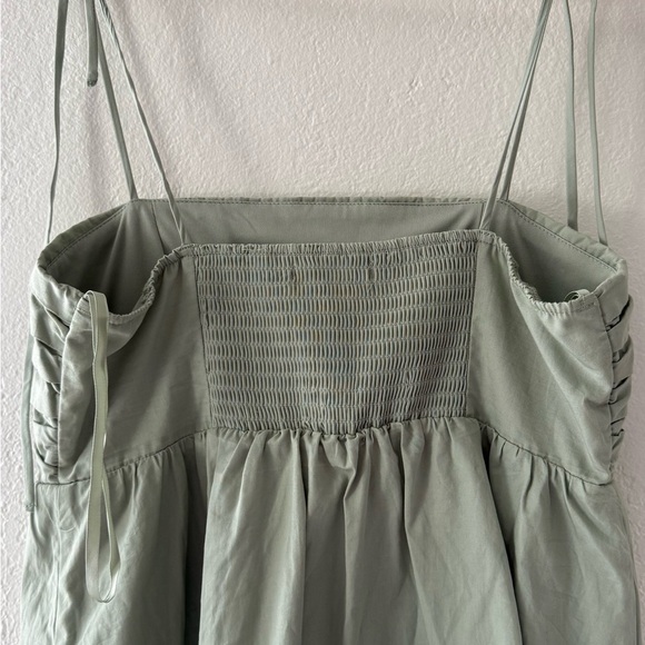 Altar’d State Marsha Pleated Mini Dress Mint Green Size L - Picture 6 of 15